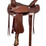 Billy Cook trail saddle Solid Tri Pattern BW 1991 Impact Gel