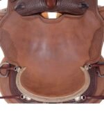 Circle Y trail saddle Brazos Wood 2612 with free pad - Image 3
