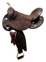 Circle Y barrel racer saddle Kelly Kaminski 1522 - Image 3