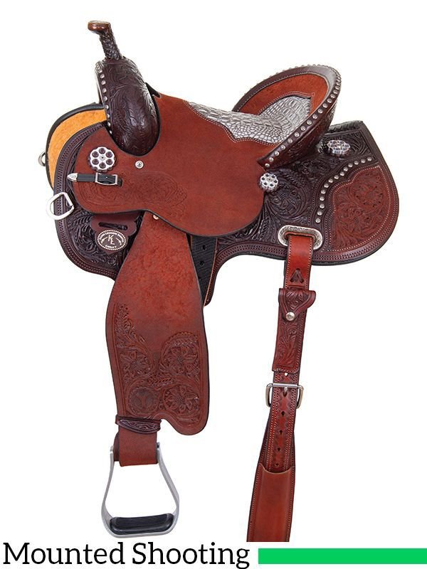 circle-y-kendra-lenseigne-runnin-gun-47 Circle Y Kenda Lenseigne Runnin' Gun Saddle - Image 1
