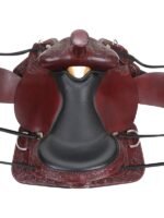 Circle Y trail saddle Quilted Sunflower Flex2 1685 - Image 2