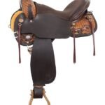 Circle Y trail saddle Quilted Sunflower Flex2 1685