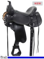 Circle Y trail saddle Dark Rider Flex2 14 to 18 inch 2473