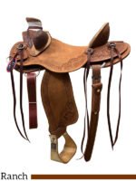 HR Hud Roberts ranch saddle Elite Wade 14 to 17.5 inch - Image 2