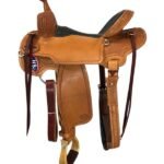 HR Hud Roberts trail saddle Chisholm 15 to 17 inch 822H