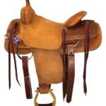 HR Hud Roberts ranch cutter saddle 15.5 to 17 inch 320H