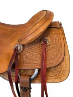 HR Hud Roberts ranch cutter saddle 15.5 to 17 inch 729H - Image 5