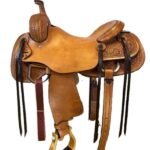 HR Hud Roberts ranch cutter saddle 15.5 to 17 inch 729H