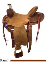 HR Hud Roberts ranch saddle Signature Association 409H - Image 2