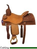 HR Hud Roberts cutting saddle Signature 15 to 17 inch 732H