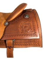 HR Hud Roberts cutting saddle Signature 15 to 17 inch 732H - Image 4