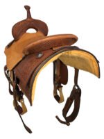 HR Hud Roberts cutting saddle Signature 15 to 17 inch 732H - Image 3