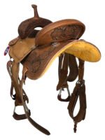 HR Hud Roberts barrel racer saddle Signature Series 337H - Image 3
