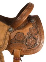 HR Hud Roberts barrel racer saddle Signature Series 337H - Image 4
