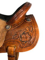 HR Hud Roberts barrel racer saddle Signature Series 347H - Image 4