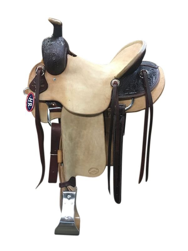 hr-mahogany-herman-oak-association-762-42 HR Hud Roberts Saddle 762 - Image 1