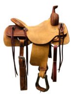 HR Hud Roberts ranch cutter saddle 15 to 17 inch 726 - Image 4