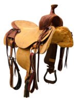 HR Hud Roberts ranch cutter saddle 15 to 17 inch 726 - Image 5