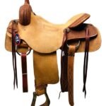 HR Hud Roberts ranch cutter saddle 15 to 17 inch 726