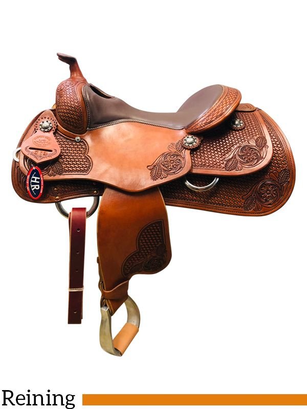 hr-reiner-763-51 HR Hud Roberts Reining Saddle 763 - Image 1