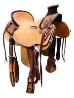 HR Hud Roberts ranch saddle Original Staci Wade 783 - Image 5