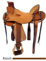 HR Hud Roberts ranch saddle Staci Wade 14 to 17 inch - Image 2