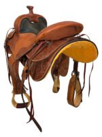 HR Hud Roberts ranch sorter saddle Signature 15 to 17 inch 826 - Image 3