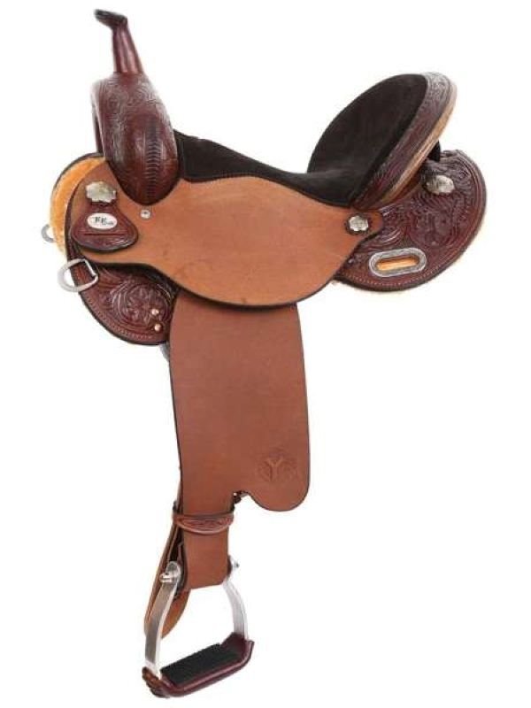 kelly-kaminski-jolene-barrel-saddle-1520-58 Circle Y barrel saddle Kelly Kaminski Jolene 1520 - Image 1