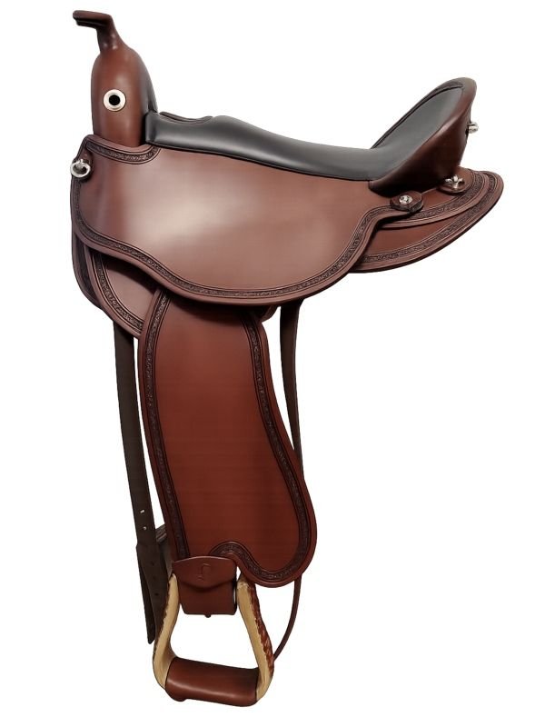 s3-dp-saddlery-quantum-short-and-light-western-pro-saddle-1216p-8419-9 DP Saddlery trail saddle Quantum Pro Short & Light S3 1216P-8419 - Image 1