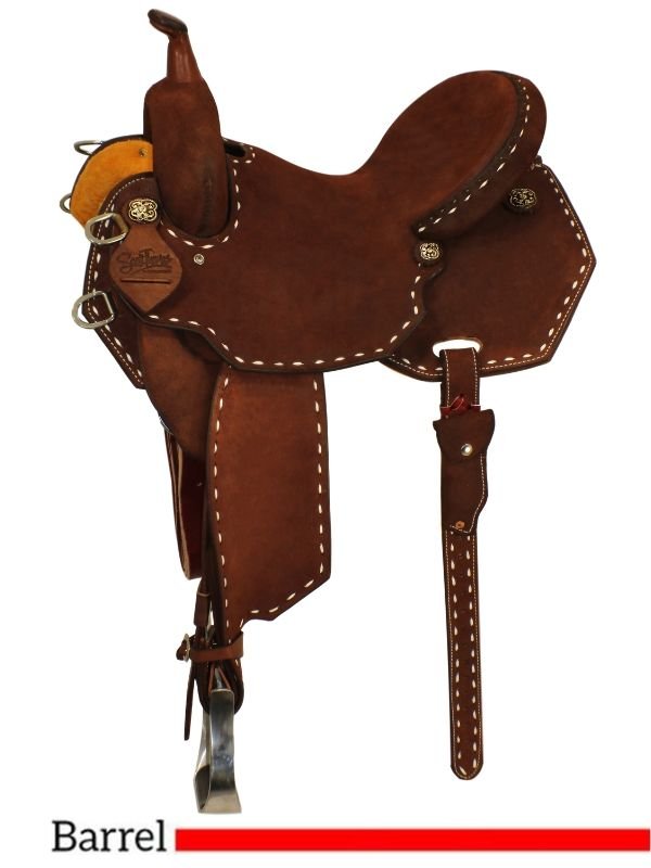 scott-thomas-barrel-saddle-br100-5 Scott Thomas barrel racer saddle western 14 to 17 inch BR100 - Image 1