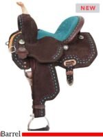 Circle Y youth barrel saddle Josey-Mitchell Lightning MJ05 - Image 2