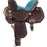 Circle Y youth barrel saddle Josey-Mitchell Lightning MJ05