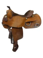 14.5Inch Used Billy Cook Training Saddle - Image 2