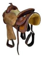 16 Inch Used All About The Horse Reining Saddle - Image 3