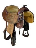 16 Inch Used All About The Horse Reining Saddle - Image 2