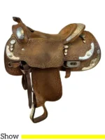 16 Inch Used Blue Ribbon Show Saddle