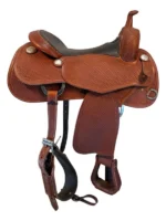 16 Inch Used Bobs Custom Reining Saddle - Image 3
