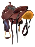 16 Inch Used C.W. Wiley Reining Saddle - Image 3
