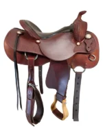 16 Inch Used C.W. Wiley Reining Saddle - Image 2