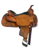 16 Inch Used Futurity Custom Training Saddle - Image 2