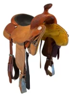 16 Inch Used Sues Reining Saddle - Image 3