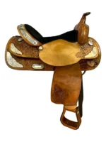 16inch Used Tex Tan Show Saddle - Image 2