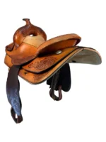 16 Inch Used TexTan Reining Saddle - Image 2