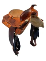 16 Inch Used TexTan Reining Saddle - Image 3