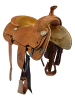 17inch Used Bobs Customs Reining Saddle - Image 4