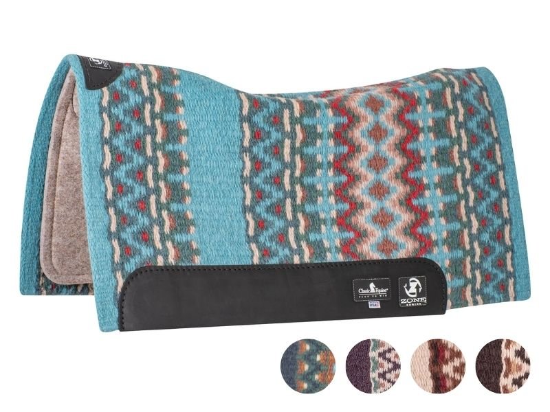 ce-zone-blanket-top-saddle-pad-75 Classic Equine Zone Blanket Top Saddle Pad - Image 1
