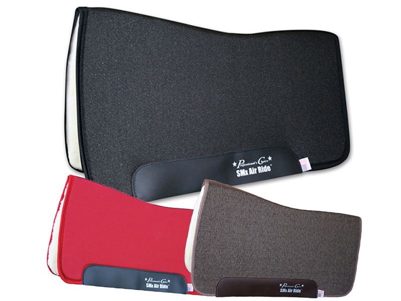 professional-s-choice-smx-air-ride-western-all-around-saddle-pad-araa-fleece-bottom-30-x-32-70 Professional's Choice SMx Air Ride OrthoSport All-Around Saddle Pad - Image 1